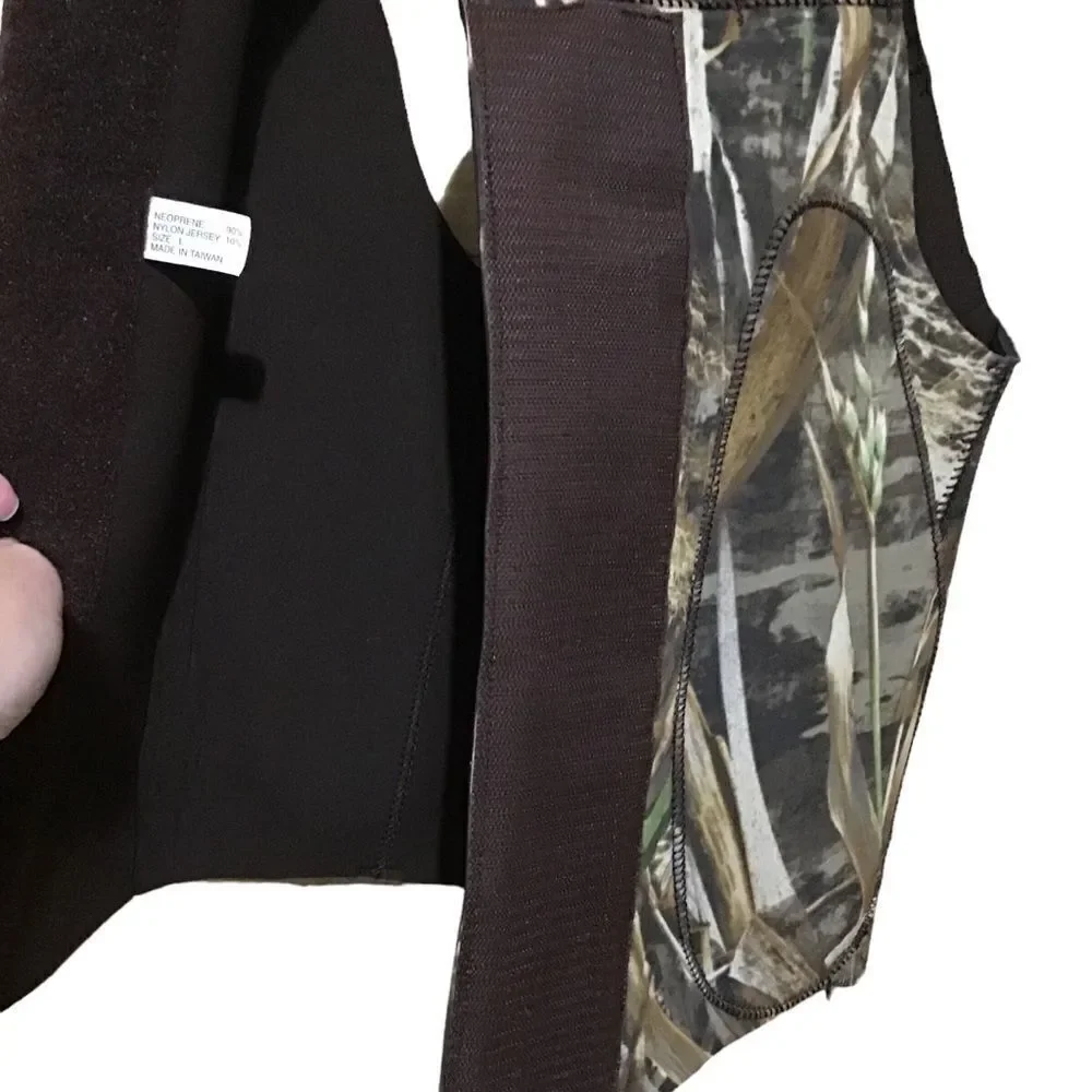Cabela’s Northern Flight Camouflage Neoprene Hunting Dog Vest Sz‎ L
